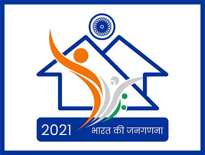 Indian Census 2021 census census logo census logo india indian jony jonyart jonydesigns jonyindia