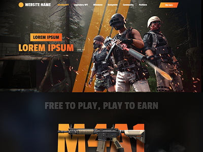 PUBG Theme website 3d animation branding design graphic design illustration jony motion graphics pubg ui website