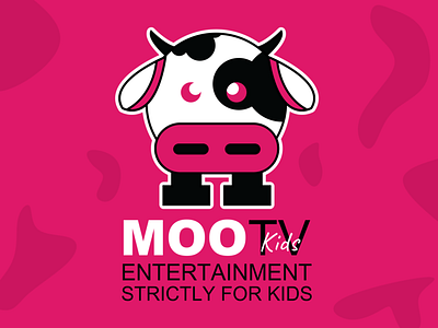 MooTv Logo coreldrawx7 design flat icon logo