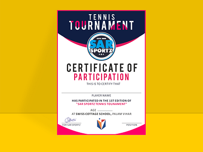 Sports Certificate