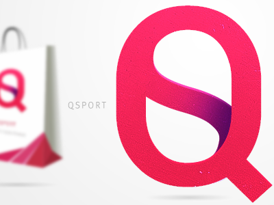 Logo for Qsport shop logo qs red