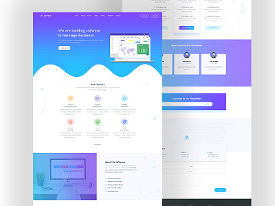 Software Landing Page Template