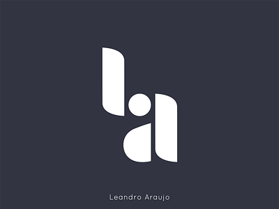 Logo - Leandro Araujo brand branding digital logo typography