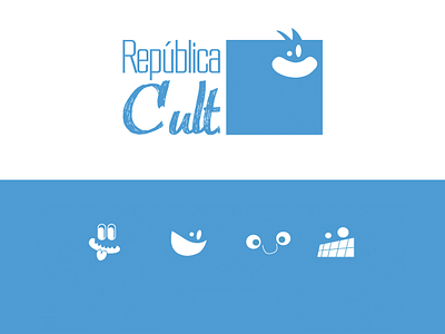República Cult design digital logo magazine ui
