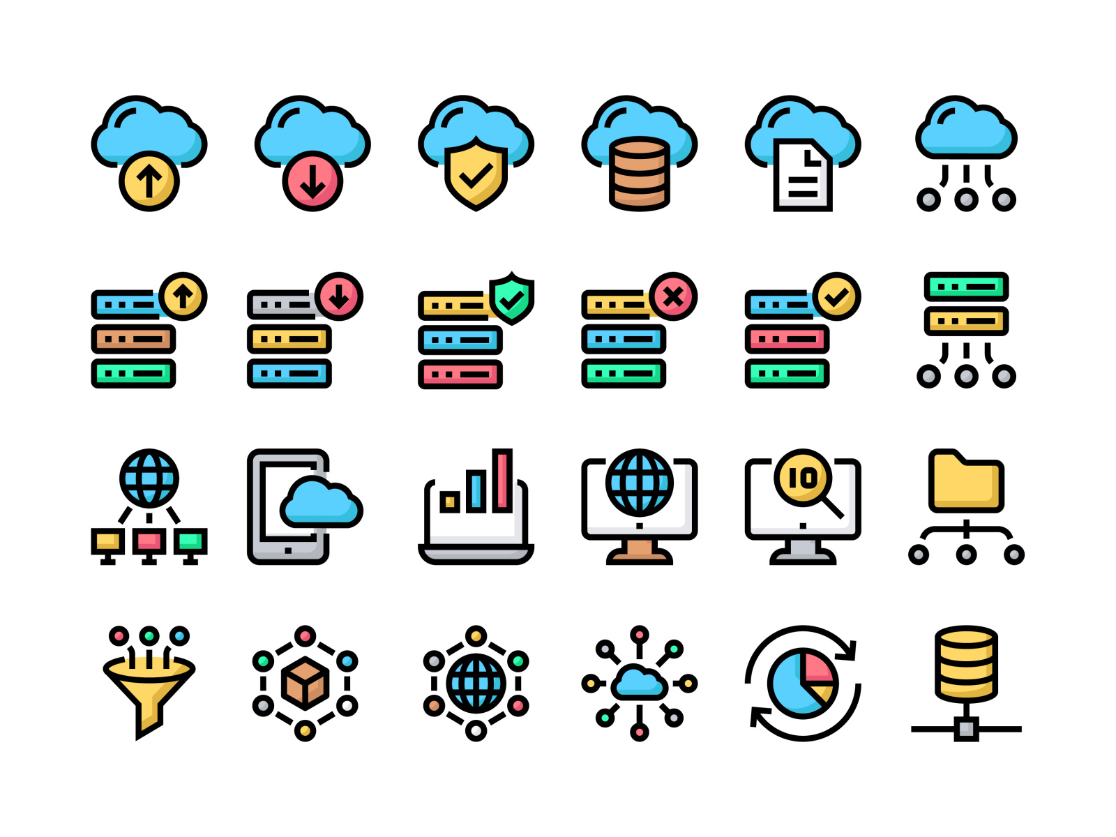 Big Data by Graphic Mall on Dribbble