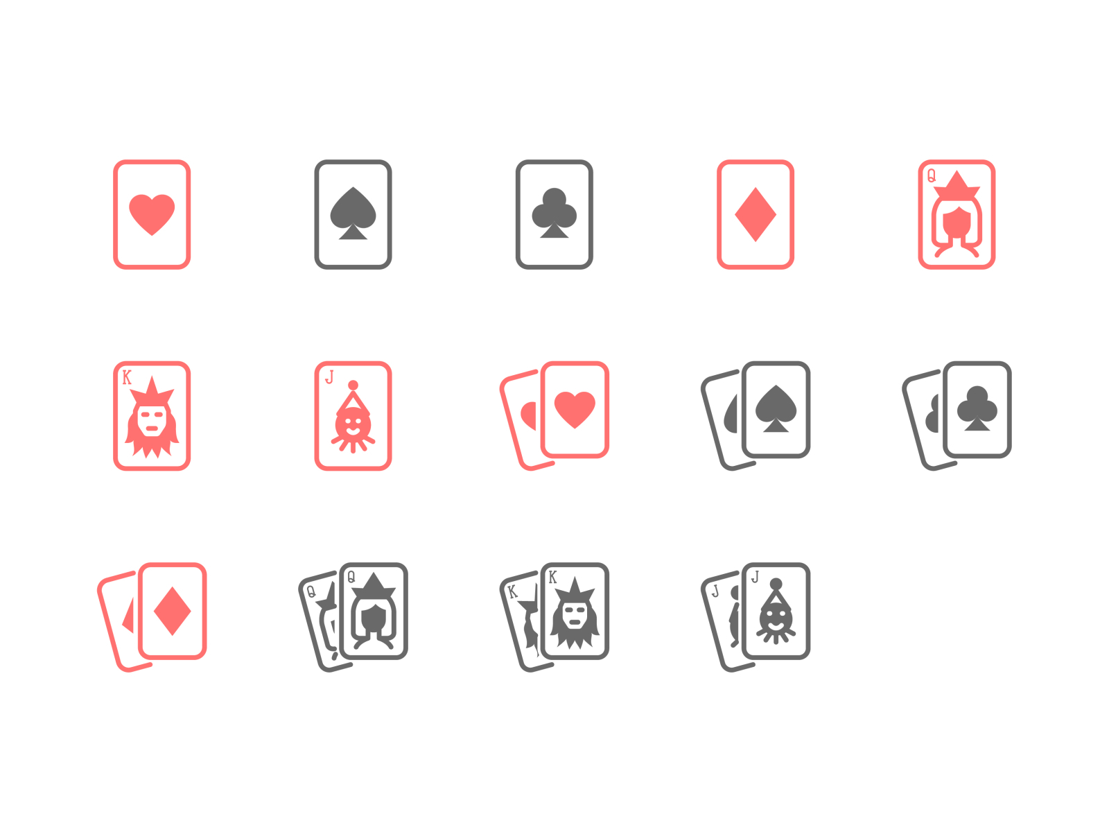 Poker cards by Graphic Mall on Dribbble