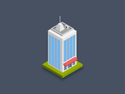 Residential Building air conditioner apartment architecture art bank building business commercial design graphic hotel icon illustration isometric office property residence residential tower