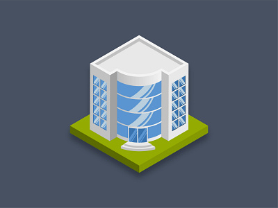Residential building 3d art building business center city commercial design graphic icon illustration isometric office plaza residence residential shopping mall