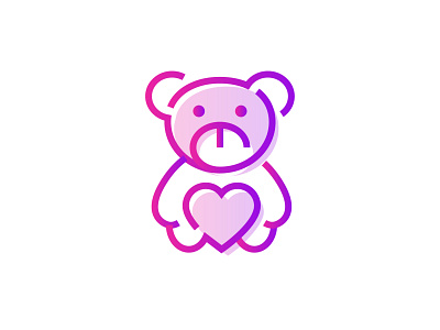 Teddy Bear 🧸👇 bear celebration day gift gradient icon propose teddy teddy bear toy valentines valentines day