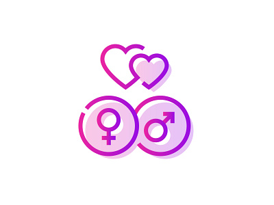 Couple Sex ♂️♀️ art couple design female gender graphic heart love male romance romantic sex sign symbol valentines day