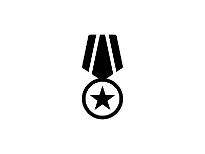 Medal Badge 🎖️👇 achievement art award badge black design glyph graphic icon medal police position prize reward star vector