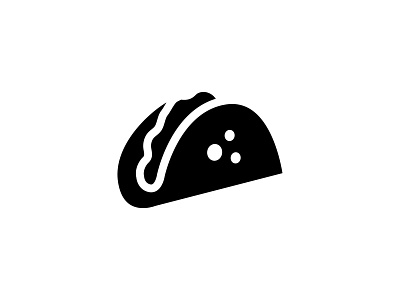 Taco food 🌮👇 art design fast food glyph graphic icon taco vector
