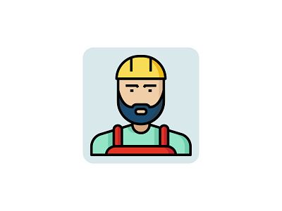 Engineer 👷👇 art avatar color design engineer engineering filled graphic icon illustration outline people profession vector worker