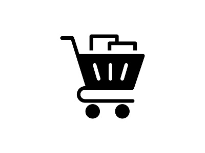 Shopping cart 👇 art black buy cart design ecommerce glyph graphic icon illustration products sale shop shopping shopping cart store trolley vector