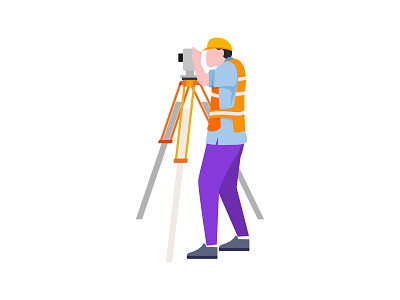 Construction Engineer 👇 art design graphic icon illustration people