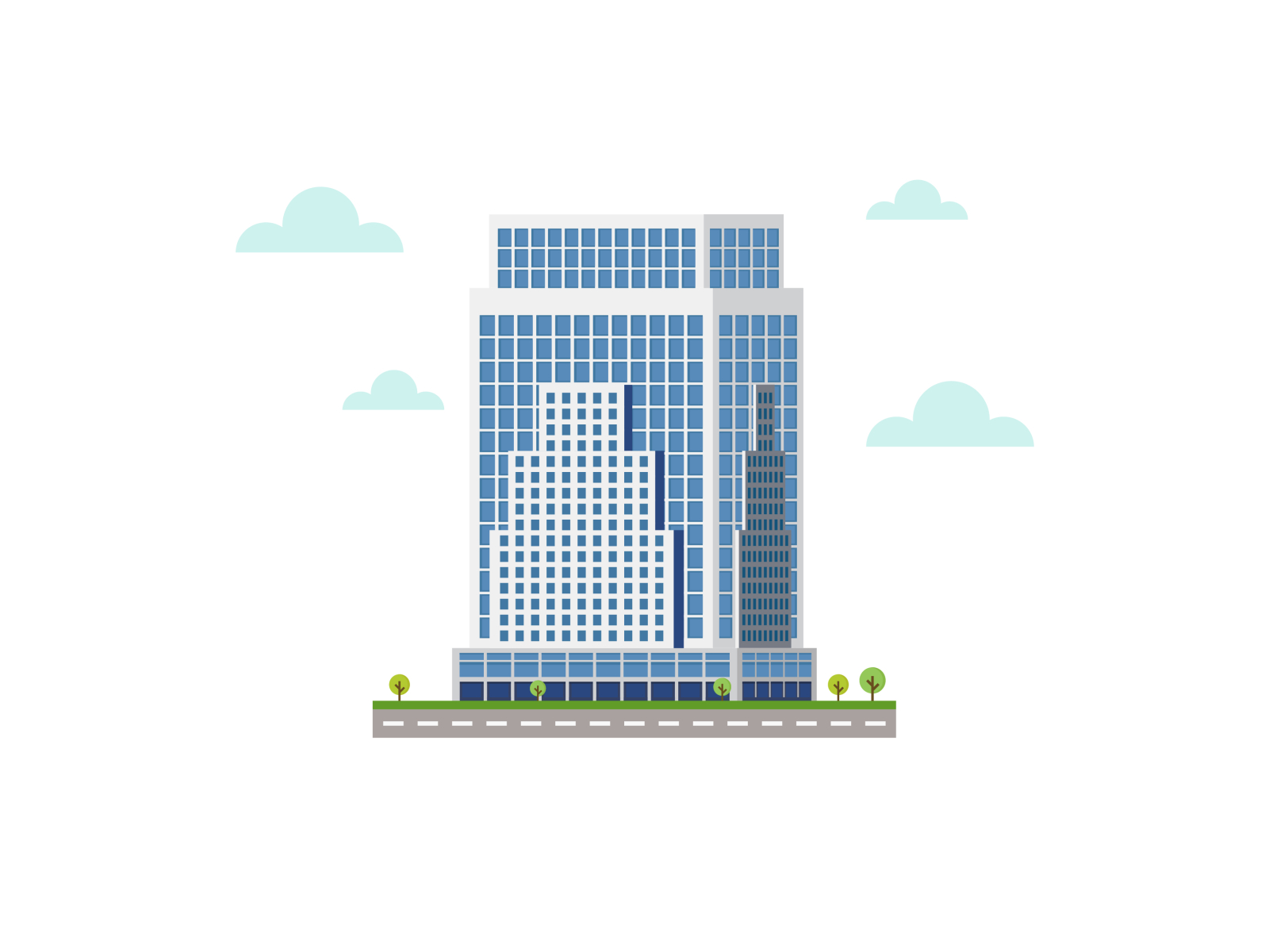 Office Building 👇 city art graphic design illustration