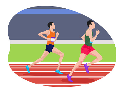 Running Race 👇 art design graphic illustration sport