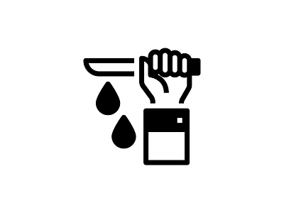 Murder 👇 art black design glyph graphic icon illustration vector war