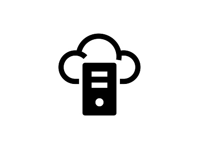Cloud Computing 👇 art black design glyph graphic icon illustration solid storage vector