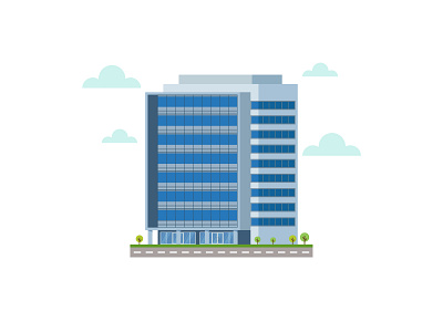 Office Building 👇 art city design graphic icon illustration