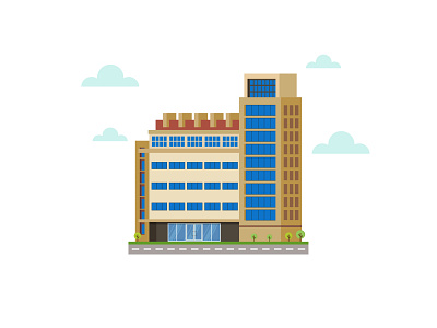 Company 👇 apartment art design graphic icon illustration landmark