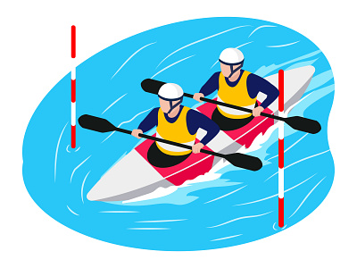 Boating team 👇 art boat design graphic illustration