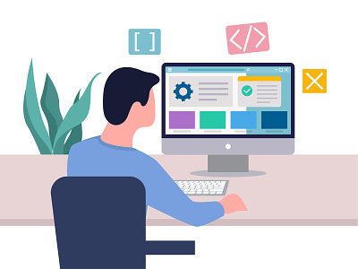 Web development 👇 art business design graphic illustration web development