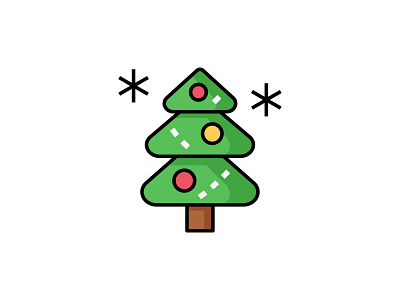 Christmas Tree 👇 graphic design