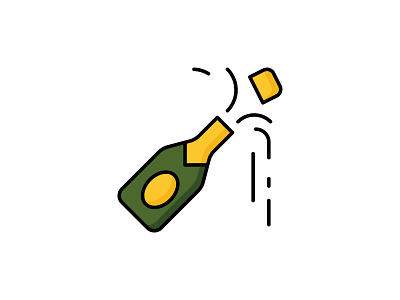 Champagne 👇 filled outline