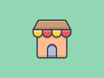 Shop 🏪👇🏼 building design graphic
