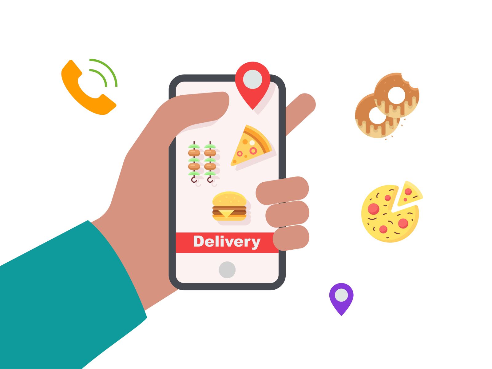 hand-holding-mobile-online-order-food-delivery-by-graphic-mall-on