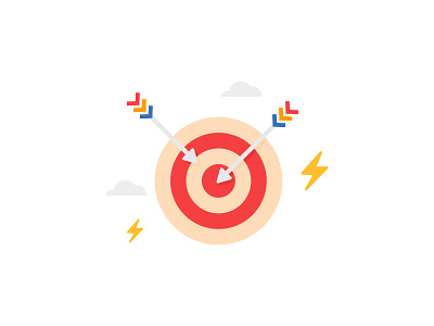 Target goal aim, arrow 🎯 illustration