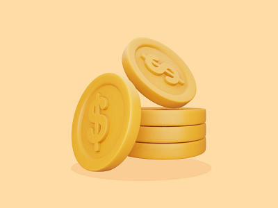 Dollar coins 👇 design payment