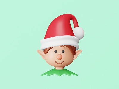 Christmas Elf 🧑🏻‍🎄 cartoon