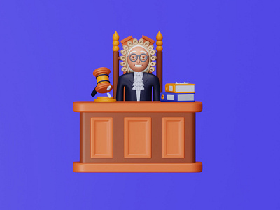 Judge in Court 👨🏽‍⚖️ furniture
