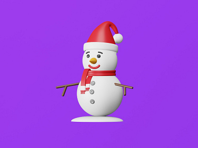 Christmas Snowman ⛄ 3d icon