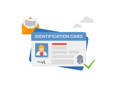 Identification card, citizen woman card 👇🏼 employee