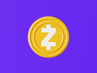 Zcash (ZEC) 👇🏼 3d icon