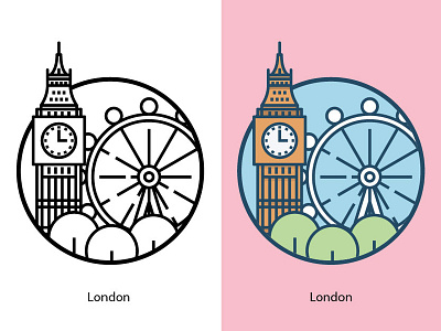 London bridge british building buildings city cityscape clock design england europe famous building illustration kingdom landmark landscape london modern nature tourism trees