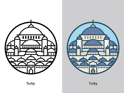 Turky ankara asia building design famous building illustration istanbul landmark landscape monument mosque muslim national turky