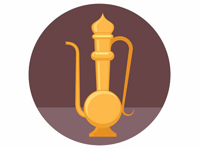 Islamic kettle design domestic drink equipment graphic handle hot household icon iftari illustration kettle kitchenware metal pot ramadan teakettle teapot vector