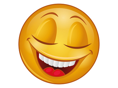 Laugh - Emoji Face 3d art cartoon character comic cute emoji emotion expression face fun funny graphic happy icon illustration laugh mouth smily yellow