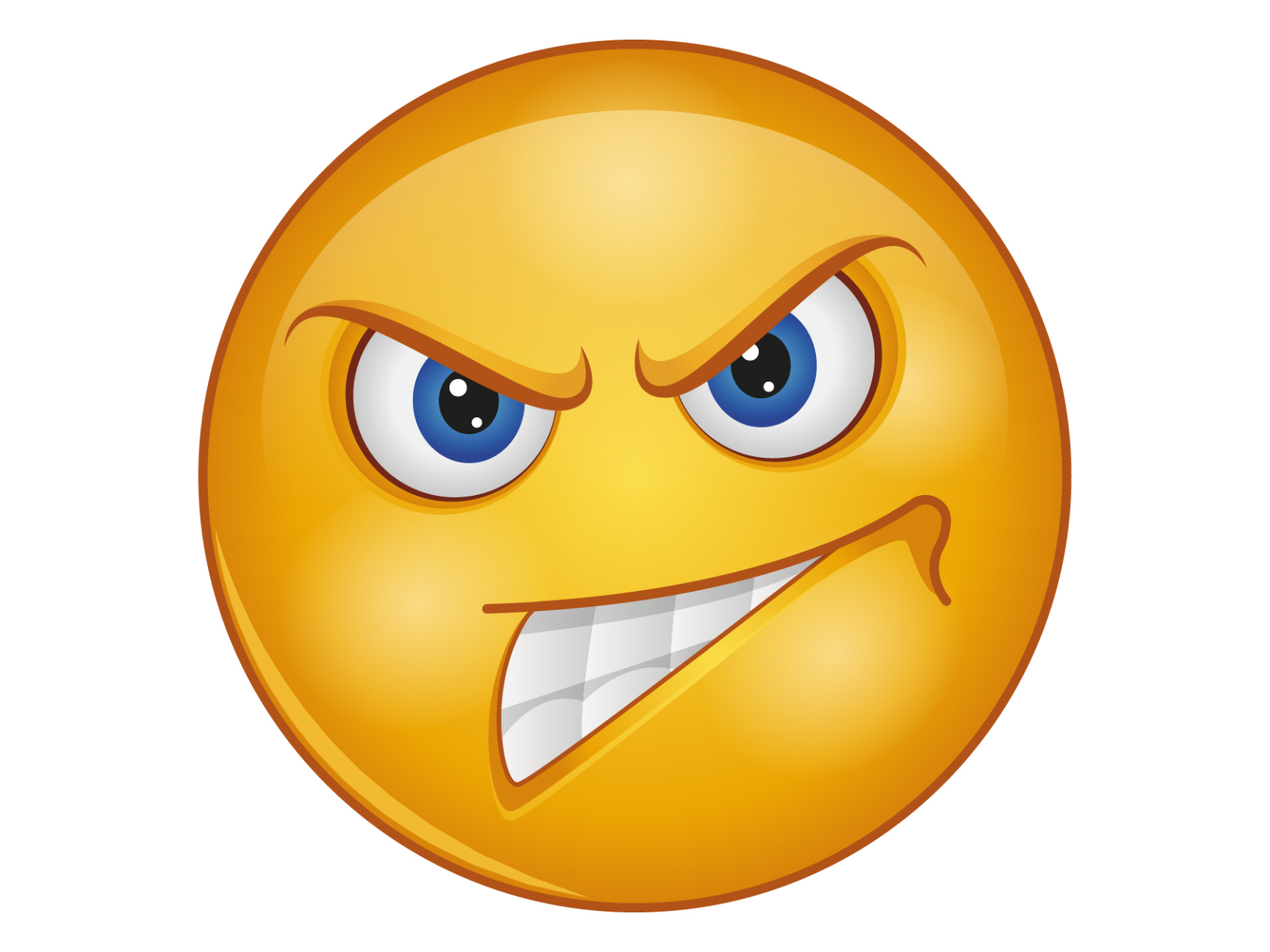Smiley Face Emoji Clipart Angry Emoji Face By Graphic Mall On Dribbble ...