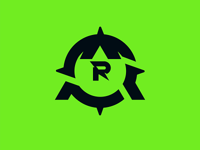 R+A+Circle Logo For A Camping Business