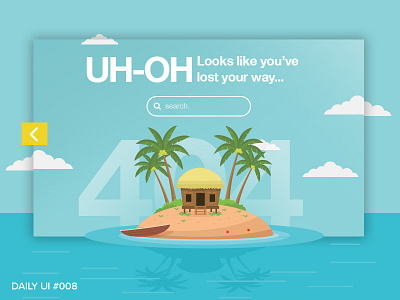 Daily Ui #008 008 404 404 page dailyui ui website