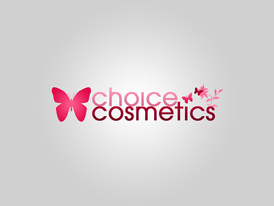 Choice Cosmetics logo logo design web 2.0