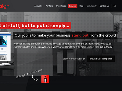 Intox Design Homepage business css forums html responsive web design website wordpress