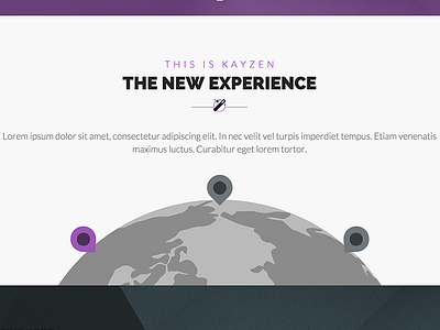 Kayzen Multi Purpose Html5 Theme flat modern purple theme web design website