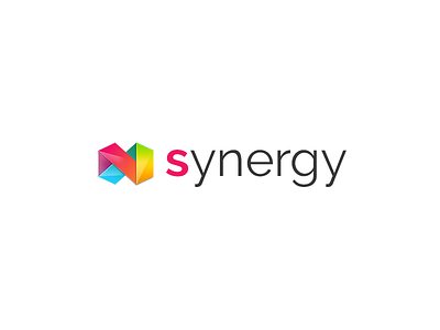 New Synergy Logo brand branding creative design logo modern synergy ux