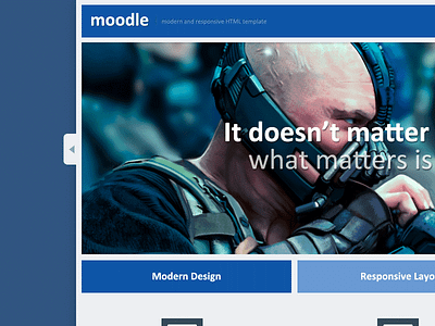 Moodle clean customize modern responsive web design